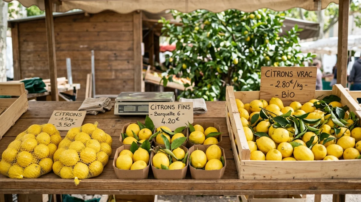 prix citron