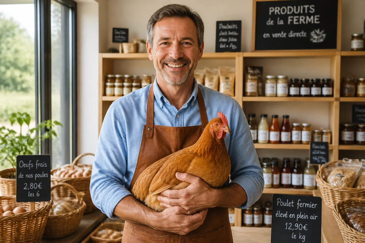 prix poulet fermier