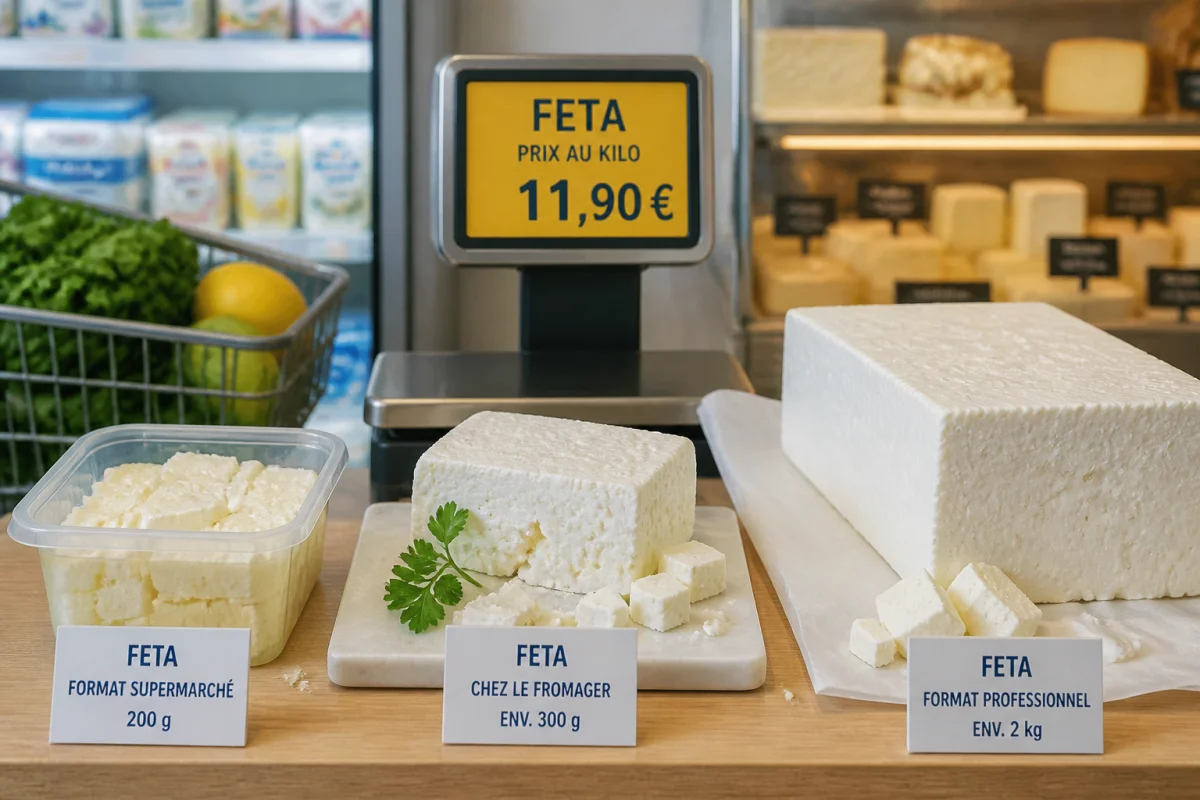 prix feta au kilo